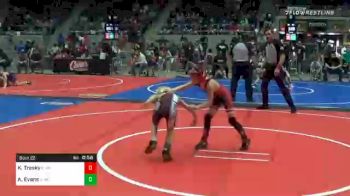 55 lbs Prelims - Knox Trosky, Claremore Youth Wrestling vs Alex Evans, Jenks Trojan Wrestling Club