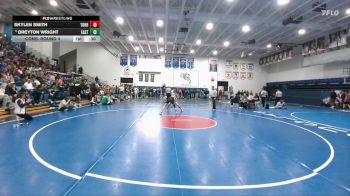 132 lbs Cons. Round 4 - Dreyton Wright, Cheyenne East vs Skylen Smith, Torrington