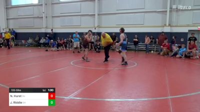 133-S lbs Consi Of 8 #2 - Noah Hurst, OH vs Justen Riddle, OH