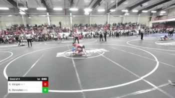 102 lbs Consi Of 4 - Xzavier Vargas, No Team vs Kalijah Gonzales, Kingdom WC