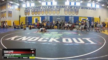 106 lbs Quarters & Wb (16 Team) - Evan Cope, Bandits WC vs Tipper Schnobrick, Cowboys WC