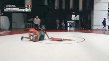 141 lbs 1st Place Match - Sadie Garcia, Dodge City Middle School vs Camilla Tarango, Liberal Eisenhower Middle School