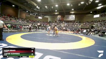 1A 285 lbs Cons. Round 1 - Carter Sudweeks, Piute vs Alexis Bravo, Wayne