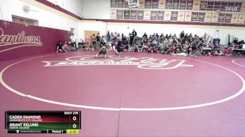 157 lbs Semifinal - Caden Diamond, Sacramento City College vs Grant Eklund, Cuesta College