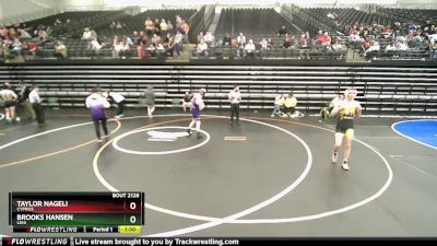 147 lbs Champ. Round 2 - Brooks Hansen, Lehi vs Taylor Nageli, Cyprus