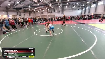 95 lbs Round 4 - Ava Fernandez, Grapevine Wrestling Club vs Landon Cutlip, Team Fox Wrestling Club