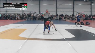 52 lbs Round 4 - 2:15pm Saturday - Bentley Ishuin, NCWAY National Team vs Patrick Bagnell, Nauman Green