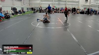 72 lbs Round 5 (8 Team) - Major Tomlinson, Neighborhood vs Kaleb Dempsey, NOVA WC