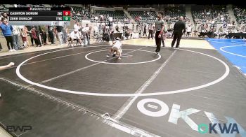 40 lbs 3rd Place - Cashton Sorum, Salina Wrestling Club vs Zeke Dunlop, Team Tulsa Wrestling Club