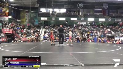 70 lbs Quarterfinal - Nolan Holt, MI vs Kian Franklin, IN