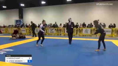 JAMIE NICOLE HUNT vs RITA LYNNE GRIBBEN 2020 IBJJF Pan No-Gi Championship