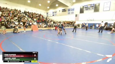 144 lbs Champ. Round 1 - Jaemin Jang, Torrey Pines High School vs Finn Kapsos, Beverly Hills High School Wres