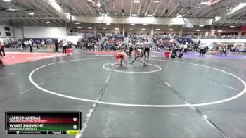 125 lbs Cons. Round 5 - Wyatt Engwicht, Dickinson State (N.D.) vs James Maheras, Arizona Christian University