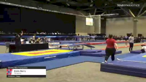 Emily Berry - Double Mini Trampoline, TG Sports - 2021 USA Gymnastics Championships