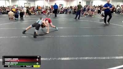 88 lbs Placement (4 Team) - Haiden Jones, Virginia Partriots vs Thor Dicicco, Kraken White