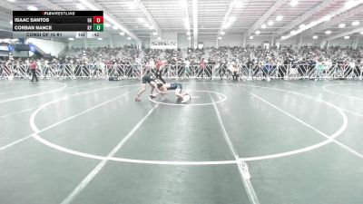 126 lbs Consi Of 16 #1 - Isaac Santos, GA vs Corban Nance, KY