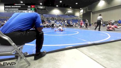 85-93 lbs Quarterfinal - Ezekiel Mashburn, Collinsville Cardinal Youth Wrestling vs Jude Schweizer, Conway Wrestling