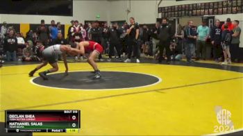 108 lbs Champ. Round 2 - Declan Shea, Yuba Sutter Combat vs Nathaniel Salas, Team Selma