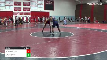 174 lbs Quarterfinal - Hudson Stewart, Virginia - Unatt vs Joseph Walker, Michigan - Unatt