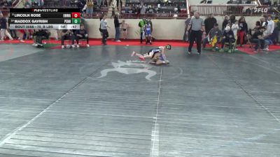 75_B lbs Consi Of 4 - Lincoln Rose, Emmaus vs Maddox Gavrish, Penn Trafford