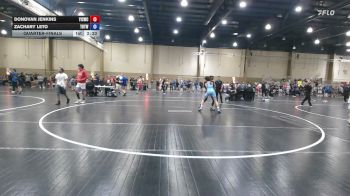 120 lbs Quarterfinal - Donovan Jenkins, Youth Impact Center Wrestling Club vs Zachary Leto, Tampa Bay Tigers Wrestling