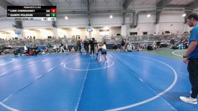 90 lbs Cons. Round 4 - Luke Cherkassky, Scots Wrestling Club vs Quinto Polidori, Grapevine Wrestling Club