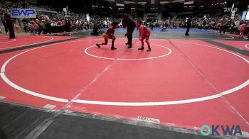 75 lbs Quarterfinal - Arabella Kearns, Honey Badgers Wrestling Club vs Paxtyn McGilbert, Midwest City Bombers Youth Wrestling Club