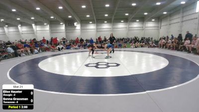 115 lbs Elise Haueter, Georgia vs Senna Grassman, Tennessee