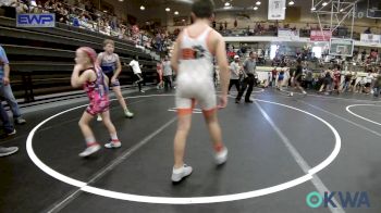 100 lbs Semifinal - Knox Rillema, Lexington Wrestling Club vs Cayden Beavers, Harrah Little League Wrestling