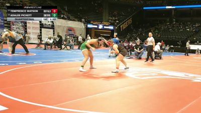 170 Class 1 lbs Quarterfinal - Temprence Watson, Buffalo vs Adalee Pickett, Smithville