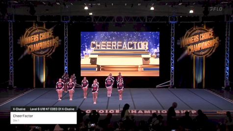 CheerFactor - Day 1 [2024 X-Clusive Level 6 U18 NT COED D1 X-Clusive] 2024 Winner's Choice Championships - Mohegan Sun