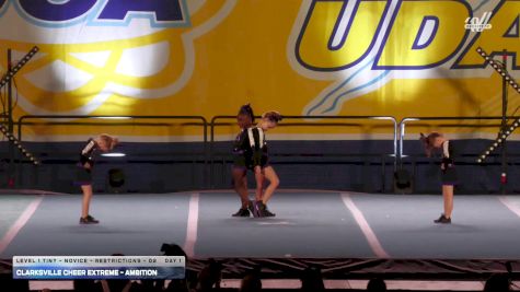 Clarksville Cheer Extreme - Ambition [2025 L1 Tiny - Novice - Restrictions - D2 Day 1] 2025 UCA Sevierville Showdown