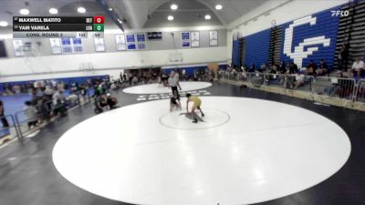 113 lbs Cons. Round 3 - Maxwell Matito, Los Osos High School Wrestling vs Yair Varela, Loara