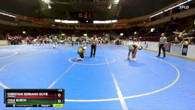 215 lbs Quarterfinal - Christian Serrano-Gutierrez, Casteel vs Cole Burch, Marana