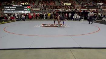 125 lbs Champ. Round 1 - Jeymi Rosales, Ulysses HS vs Sadey Gross, Holton Hs