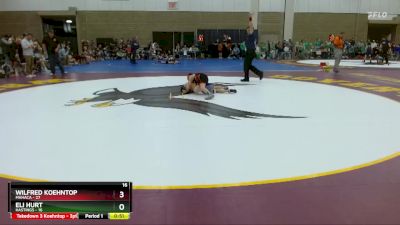 84 lbs Placement (4 Team) - Eli Hurt, Hastings vs Wilfred Koehntop, MAHACA