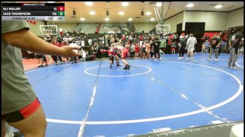 140 lbs Consi Of 8 #2 - Eli Miller, Tulsa Union vs Jace Thompson, Prague