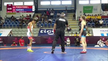 53 kg Semifinal - Laura Gabriela Peredo Torres, Mexico vs Ronna Marie Heaton, United States