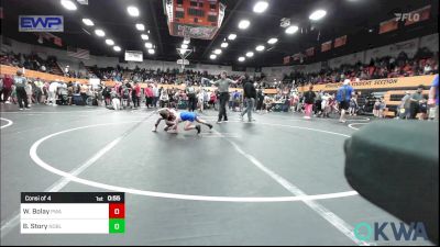 52 lbs Consi Of 4 - Winston Bolay, Perry Wrestling Academy vs Bentley Story, Noble Takedown Club