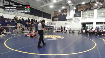 170 lbs 7th Place Match - Alizza Jimenez, Liberty (Bakersfield) vs Sara Gonzalez, Esperanza