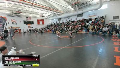 150 lbs 5th Place Match - Seth Needham, Thermopolis vs Michael Bassett, Rocky Mountain