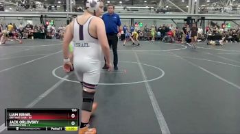 130 lbs Round 2 (4 Team) - Liam Israel, Grit Mat Club vs Jack Orlovsky, Headhunters