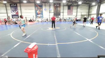95 lbs Rr Rnd 2 - Damien Kemble, Ohio Titan Scarlet vs Zach Boudreau, Brady Strong