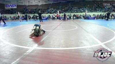 65 lbs Semifinal - Hanna Lollis, Cowboy Wrestling Club vs Alicen Quillin, Chickasha Youth Wrestling