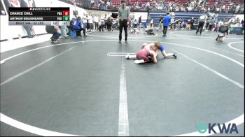 55 lbs Consolation - Chance Chill, Perry Wrestling Academy vs Arthur Brashears, Piedmont