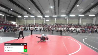 133 lbs Rr Rnd 2 - Brandon Hicks, Badlands WC vs Aaron Lee, No Team