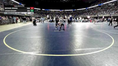 65 lbs Round Of 32 - Michael Edkins, Thomas Jefferson vs Logan Eckart, Saegertown