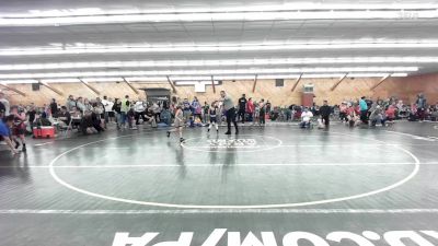 54 lbs Quarterfinal - Levi Spotts, Camp Hill vs Gabriel Vaughn, Saylorsburg