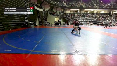 52 lbs Quarterfinal - Wyatt Parker, Troup Wrestling vs Mason Karr, Roundtree Wrestling Academy