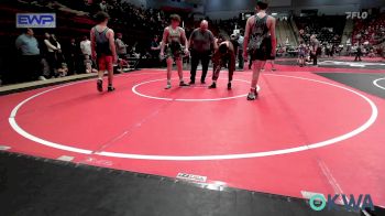 132 lbs Consi Of 4 - Mikey Torrone, Vinita Kids Wrestling vs Levi Stallworth, Tahlequah Wrestling Club